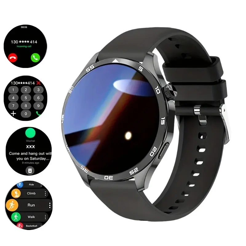 Men Women Smartwatch Wearable Message Reminder Sms Multiple Sports Modes Remote Camera Control Fitness Tracker Compatible iPhone Android USB Charging Gift Wristwatch Multifunctional Smart Watch