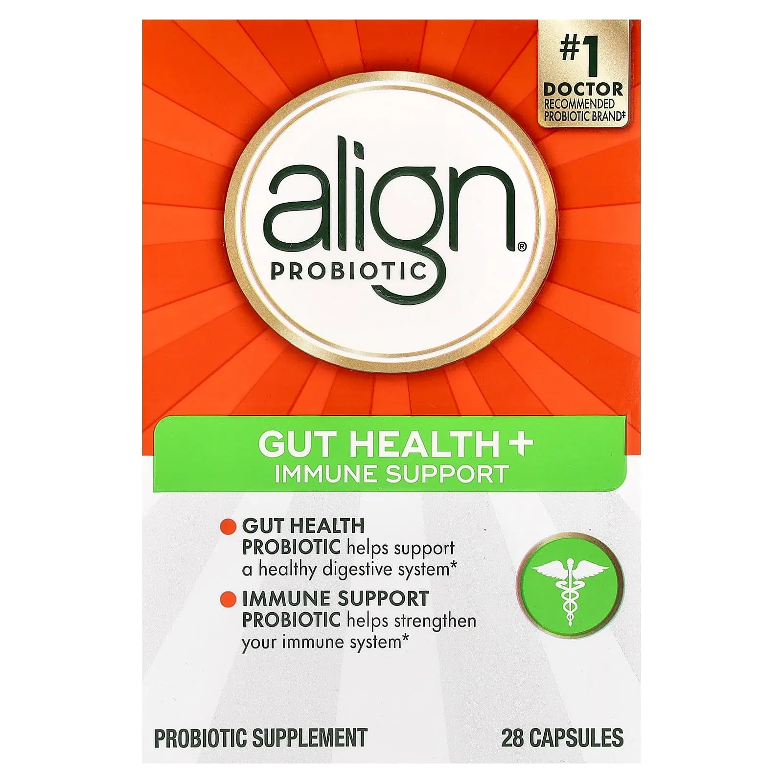 Align Probiotics Gut Health + Immune Support, 28 Capsules