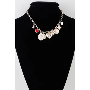 Multiple Dainty Charm Necklace