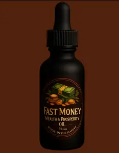Fast Money Oil- Wealth Luck Prosperity Manifestation Oil