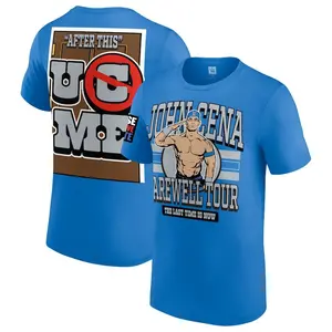 Men's Blue John Cena Farewell Tour 2025 Grand Rapids T-Shirt ,  WWE Shirt, Wrestlemania Unisex T-Shirt, Unisex Graphics Cotton Tee, Short Sleeve Casual Cotton Tee, Gift for Fans