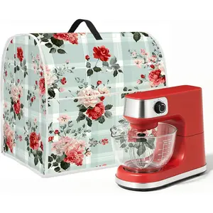 4.5 qt and All 5 qt Kitchen stand mixer Dust Cover Kitchen Appliance Protective Covers with Top Handle and Pocket