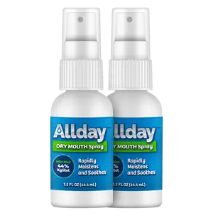Allday® Dry Mouth Spray - 2 Pack