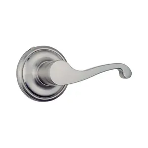 212 MAIN Satin Nickel Single Cylinder Door Knob Lock - ANSI Grade 2, KW1 Key, Indoor/Outdoor, Left/Right Compatible, Trim Rings Included, Door Hardware for Home Security