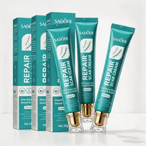 3-Pack [Enough for Use] SADOER Repair Scar Cream, Gentle Skin Repair Cream, Suitable for Old & New Scars, Surgical Scars and Stretch Marks, Deep Moisturizing & Skin-Softening Formula, Suitable for All Skin Types.Body care cream