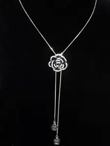 Elegant Camellia Design Pendant Necklace for Women for Gift, Clavicle Matching Necklace, Fashion All-match Accessory