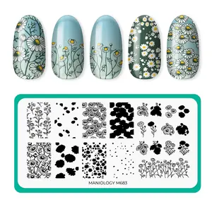 Chamomile Melody (M683) - Nail Stamping Plate