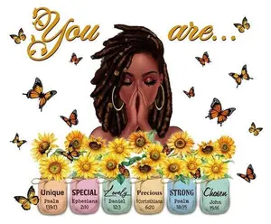 You Are Unique Vinyl Sticker