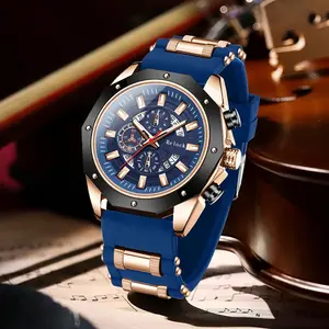 Ring  necklace  watch  scarf Fashionable And Popular Men's Business Sports Watch, High-End Automatic Calendar Large Dial Quartz Wristwatch for Men.