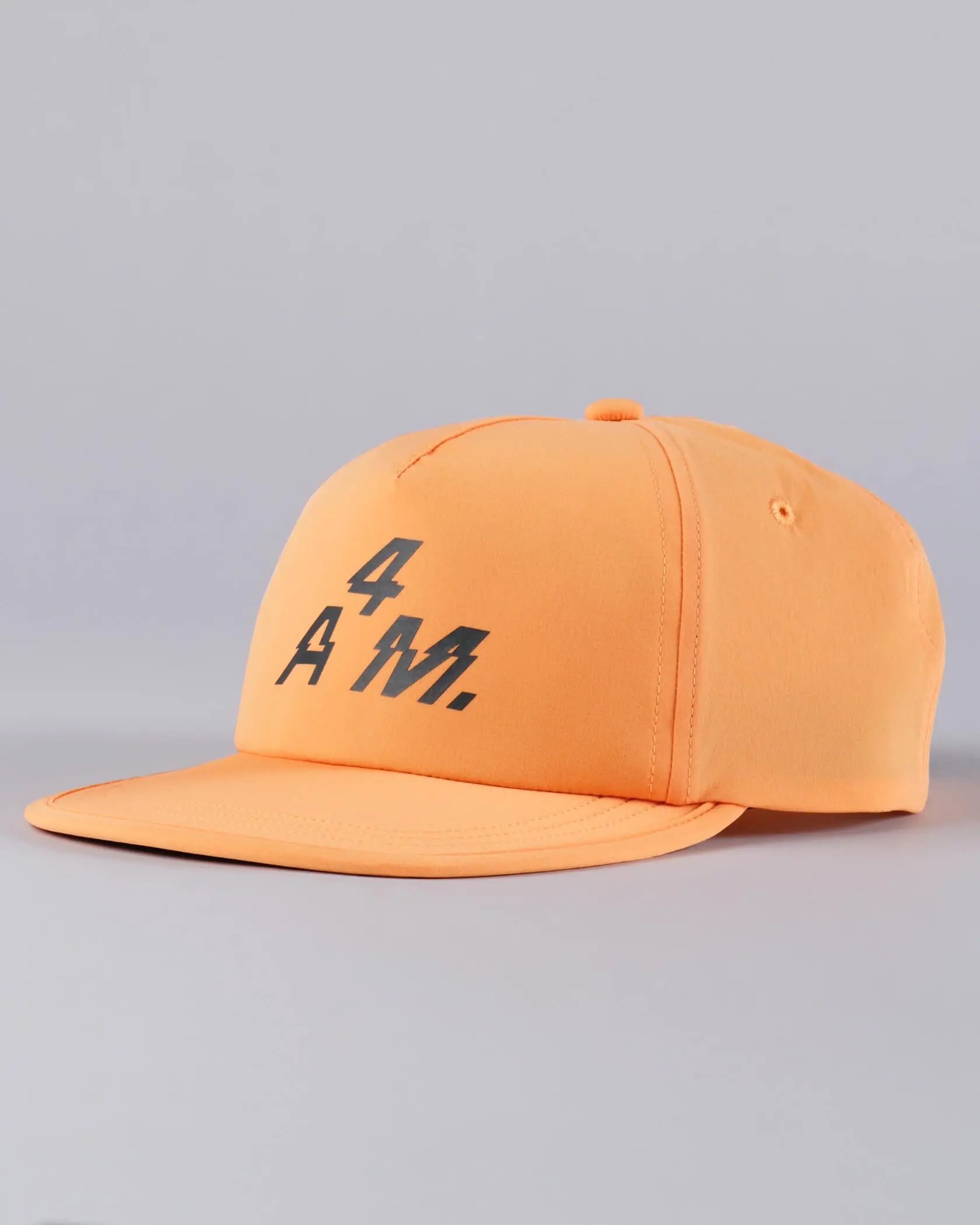 4AM. Tri Hat, 5-Panel Construction, Elastane & Nylon Blend, Half Moon Design, Breathable Fashion Accessory