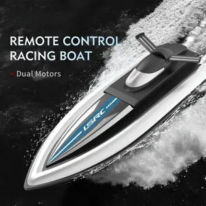 2.4G LSRC-B8 RC High Speed Racing mini Boat Waterproof Rechargeable Model Electric Radio Remote Control Speedboat Toys for boys