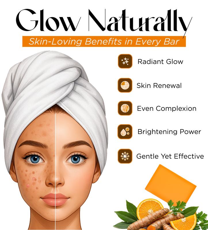 Junoone Kojic Acid Soap + African Net (2 Bars – Turmeric Formula) Dark Spot Remover & Scar Treatment – Enriched with Vitamin C, Hyaluronic Acid, Retinol & Shea Butter for Radiant, Even-Toned Skin (Citrus Scent)