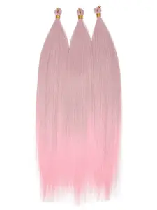 Stunning 28 Inch 3 Pcs Yaki Straight Kinky Straight Synthetic Braiding Hair Extensions TGPINK12 Light Pink Color Perfect For Twist Crochet And Bold Styles Soft Natural Texture Easy To Install Limited Time Special Offer Achieve Vibrant Pink Tone Length And