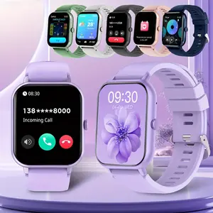Multi-Functional 1.83" Touch Screen Smart Watch, Activity Tracker With Call/Text, Waterproof, Pedometer & Calorie Counter, 100+ Exercise Modes, Compatible With Android & IOS