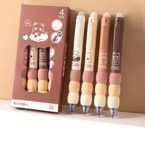 4/8/16 Pack Erasable Retractable Gel Pens Writing Pen with Soft Grip, 0.5mm Fine Point Ink, Cute Stationery for School & Office Supplies