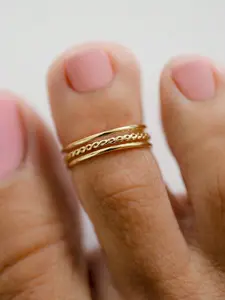 Boho Vintage Hollow Toe Ring, Simple Unique Women's Fashion Accessory, Perfect for Vacation Parties, Unique Hollow Design