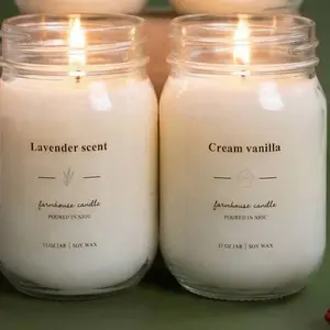 Large Jar Candle, Scented Soy Wax Candle, Decorative Home Decoration Gift, Winter Seasonal Candles Ornament, Best Friend Present Idea