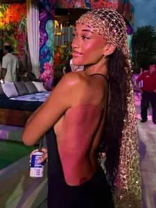 Women's Fashion Gold Mesh Rhinestone Headscarf 50x150cm Muslim Scarf Beach Sun Protection Bohemian Bandana Versatile Shawl Party Decorative Silk Hijab