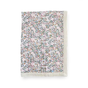Cotton Muslin Baby Quilt - Pressed Petals
