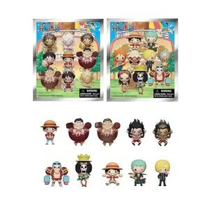 1PC ONE PIECE Series Official License Blind Bag D. Luffy Tony Tony Joba Cute Anime Characters Keychain Mystery Blind Bag Randomly A Character Exquisite Value Collectibles Christmas