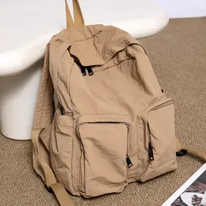 Minimalist Wrinkle-Resistant Backpack - Spacious Casual Daypack for Everyday Use