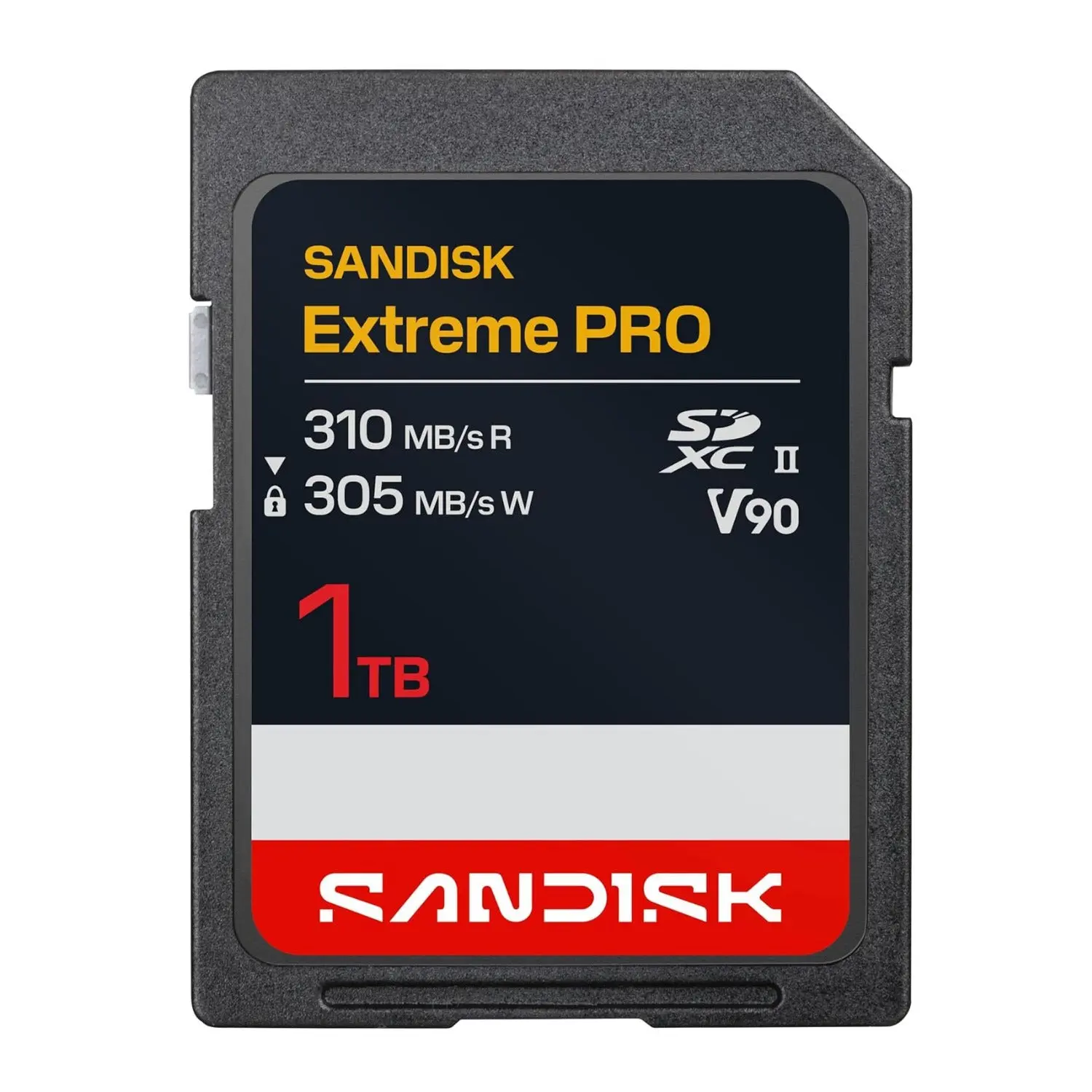 SanDisk 1TB Extreme PRO SDXC Memory Card - UHS-II V90 Speed, IP68 Rated, for Content Creators, UHS-II Slot Compatible, High-Performance Video Capture, 305 Mb/S