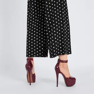 Ankle Strap Platform High Heels