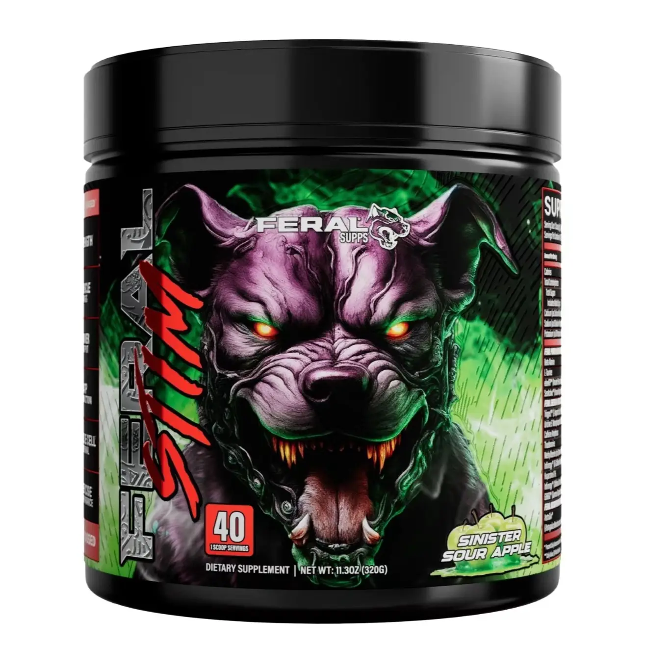 Feral Stim By Feral Supplements, High Stim Powdered Preworkout