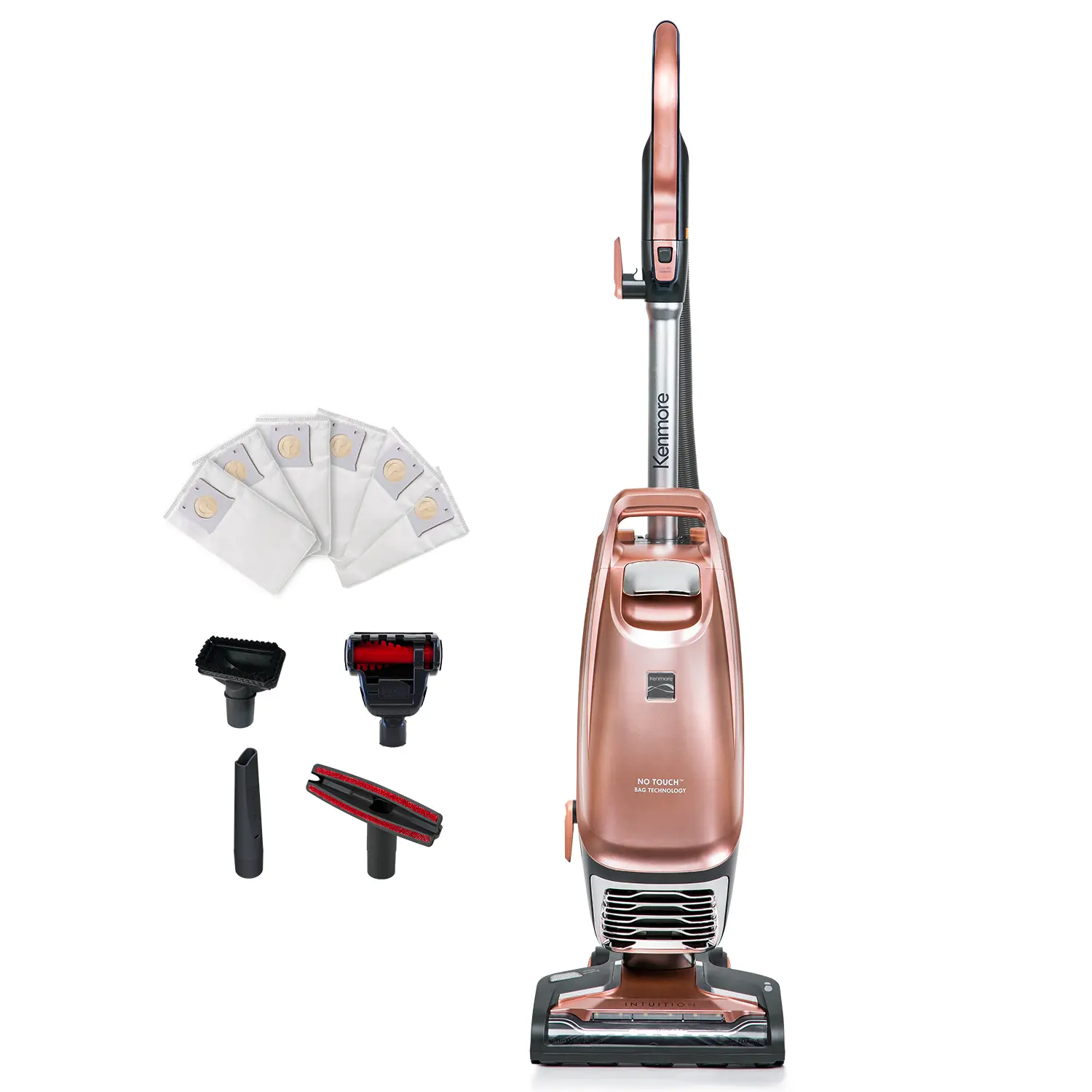 Kenmore BU4050 Intuition Power Bagged Lift-Away Corded Upright Vacuum Cleaner - 3L Lightweight Home Appliance with Self-Seal Bags, 30ft Cord, US Plug, Multi-Surface Cleaning, Hair Eliminator Brushroll, Pet Handi-Mate Attachment