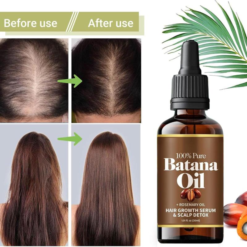 2PCS Batana Oil for Hair,Hair Oil with Rosemary for Hair Growth,for All Hair Types,Batana Hair Oil for Women and Man