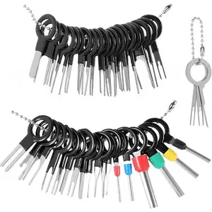 41 pcs Terminal Removal Tool Kit for Car, Professional Car Terminal Harness Extractor Removal Repair Tool Kit, Connector Terminal Household Devices