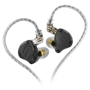 KZ ZS10 Pro X In-ear Monitor Headphone, Multi Driver In-ear Earphone with Detachable Cable, Hybrid Armature Earphone, Earbuds Headphone for Audiophile Student Athlete, Headset