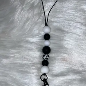 Black white cow freshie hanger