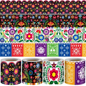 Back to School Spanish Mexican Bulletin Board Borders Waterproof Film for Classroom Decor Teacher Hacks Tips Authentic Motifs Fiesta Parties Scrapbook Materials