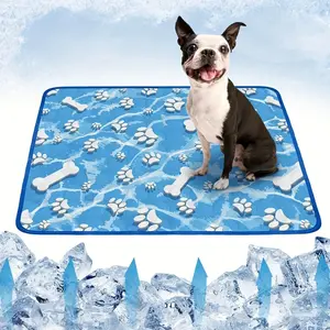 Large Dog Cooling Pad, Universal Pet Cool Mat, Washable Self-Cooling Summer Cushion for Beds, Dog Houses & Car Seats