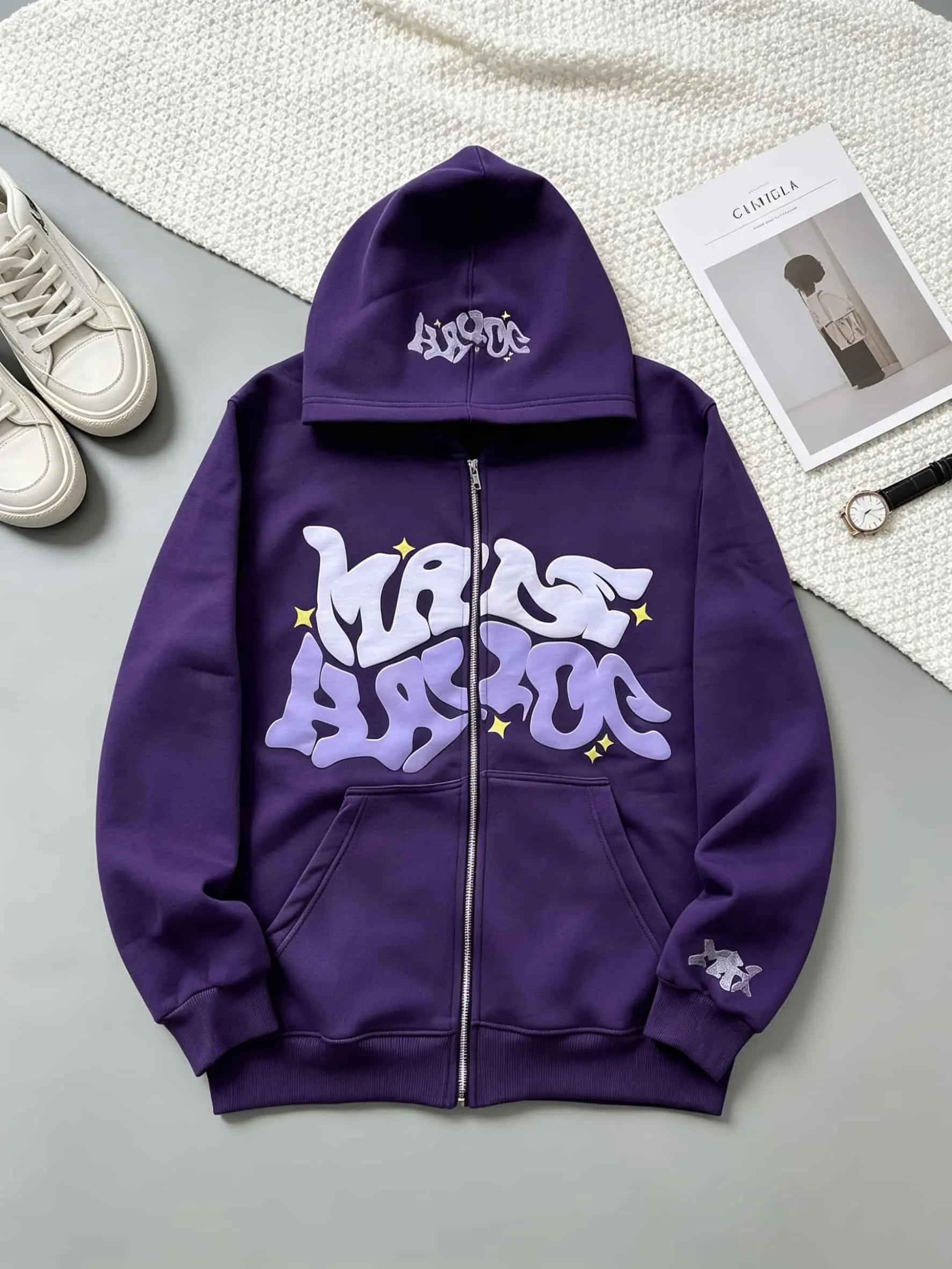 00s luv maison coated gimmick hoodie y2k 【公式通販】