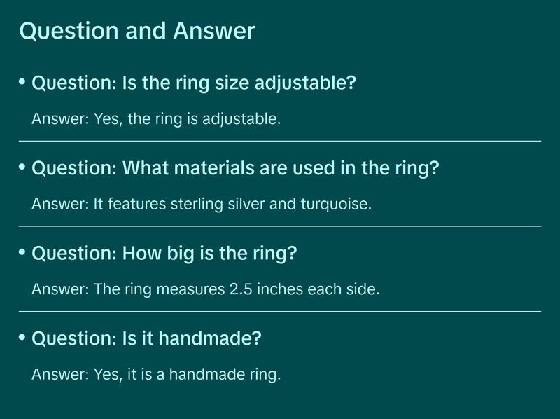 Nizhoni Handmade Pink Dream Mojave, Palomino Turquoise & Sterling Silver Adjustable Flower Ring