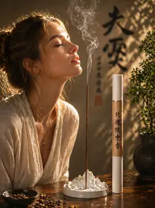 Rose Chamber Herbal Incense Stick 10g | Rose & Agarwood Aromatherapy Incense for Relaxation, Emotional Healing & Sleep Support | Natural Floral Woody Incense for Calm Atmosphere