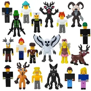 20 Piece Forest Deer Animals Virtual Survival Game Doll Model Figure Set Toyset, Perfect Gift for Kids & Collectors, Unique Handcrafted Decorative Figurines Collectible Figurine