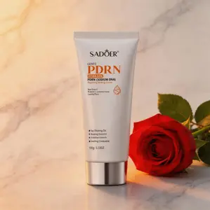 SADOER PDRN Facial Cleanser, Mild Daily Facial Cleansing Foam for All Skin Types, Hydrate & Skin Repair, Gentle Deep Cleansing, Soothing Oil Control Face Wash with Sodium DNA
