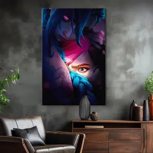 Arcane Movie Tv Series Poster, Arcane Jinx Season 2 Game Print Posters (NO FRAME)