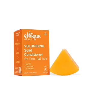 Ethique Volumising Conditioner Bar - For Thin, Fine Hair - Biotin, Caffeine, Epsom Salt