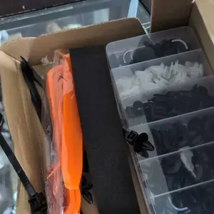 975Pcs Car Push Retainer Clips & Auto Fasteners Assortment 33 Most Popular Sizes Bumper Fender Rivets with Cable Ties Removeclip removal plier br ， clip removal plier br pitman，Plastic Car Clips Fastener Kit