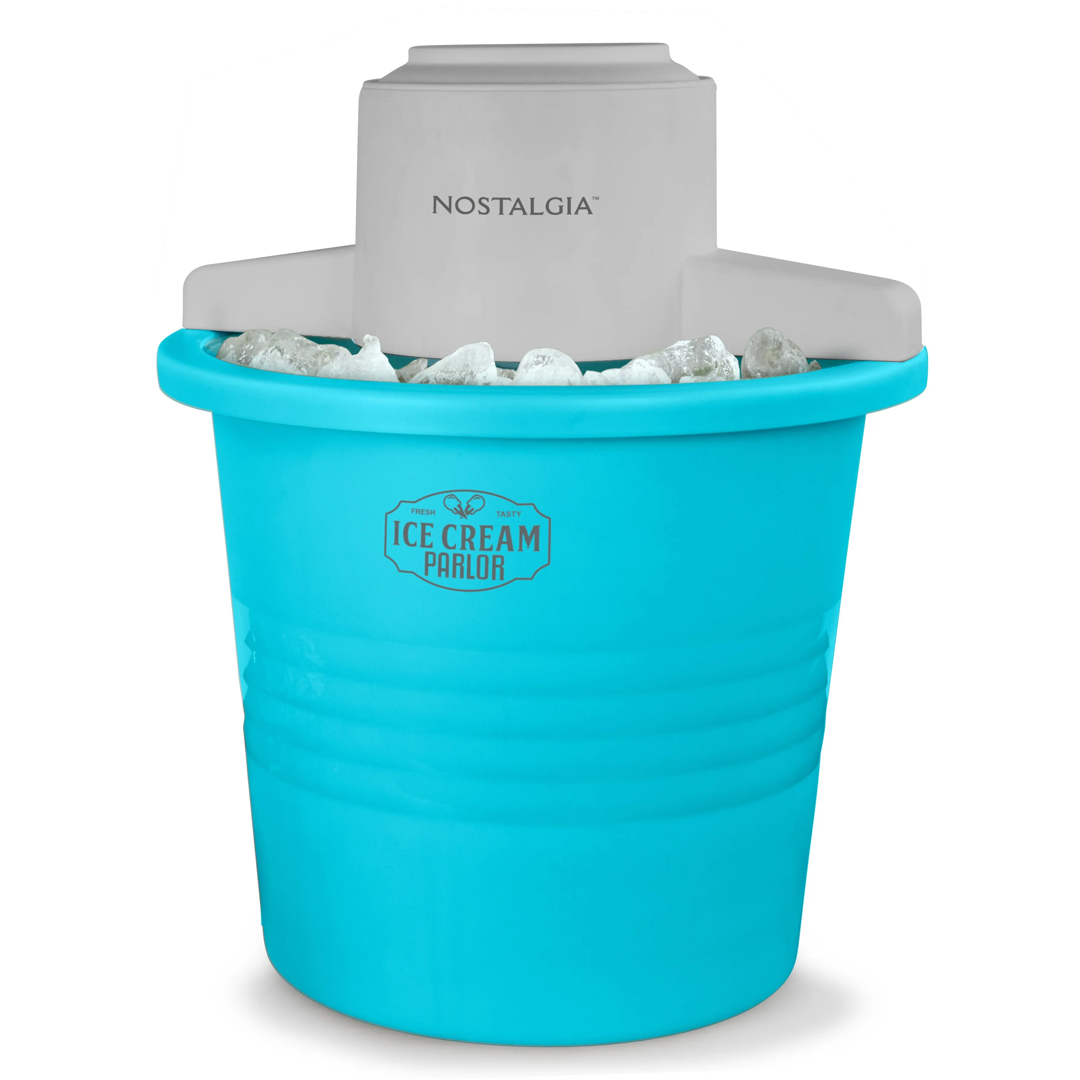 4-Quart Electric Ice Cream Maker with Easy-Carry Handle 4-Quart Electric Ice Cream Maker with Easy-Carry Handle