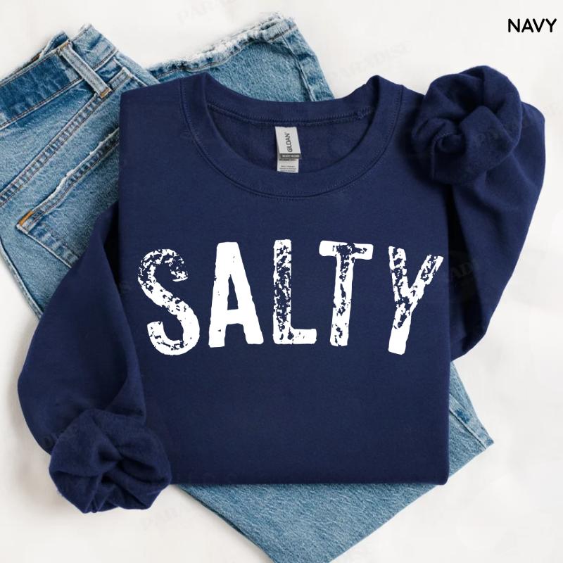 Salty Retro Summer Beach Crewneck Sweatshirt, Aesthetic Coastal Vacation Pullover, Cozy Women Favorite Graphic Sweater, Crewneck Top Salty Retro Summer Beach Crewneck Sweatshirt, Aesthetic Coastal Vacation Pullover, Cozy Women Favorite Graphic Sweater, Crewneck Top