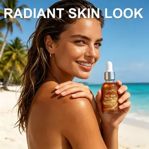 TanGlow No Sun Glow Oil | Self-Tanning Essence with Shimmer-Glow in the summer beach TanGlow No Sun Glow Oil | Self-Tanning Essence with Shimmer-Glow in the summer beach