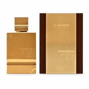 Al Haramain Amber Oud Gold Edition Unisex Perfume 3.33 oz EDP Spray, Sweet Amber Vanilla Long-Lasting Eau de Parfum