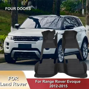 LHD Fashion Auto Accessories For Range Rover Evoque 2012-2015 Four Doors Classic 3 pcs/set Car Floor Mats Set Car Interior Accessory
