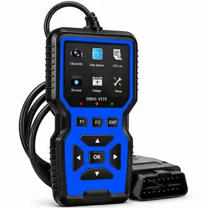 Professional OBD2 Car Scanner Diagnostic Tool - Car Scanner Fixed, 35901 Trouble Code Library, Read/Clear Vehicle Fault Codes, Real-Time Data Stream, Oxygen Sensor Tester, Battery Voltage Reading, Mode 6/8 Detection Bidirectional Scan Tool