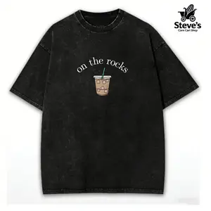 washed cotton Comfort Colors Coffee Lover Shirt, Iced Coffee Tee, Funny Coffee Shirt, Trendy Coffee Graphic Tee, Gift for Coffee Lovers